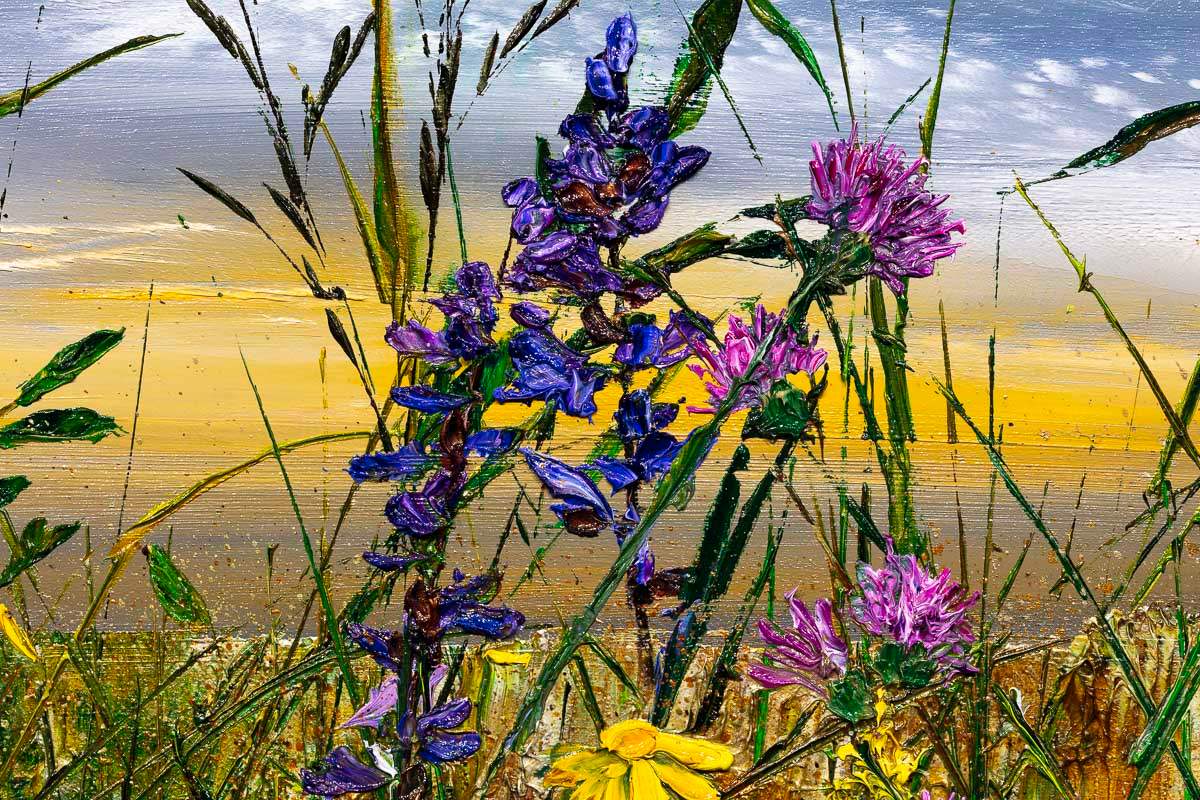 Don't Look Back - Original - SOLD by artist Kimberley Harris - Wyecliffe Galleries