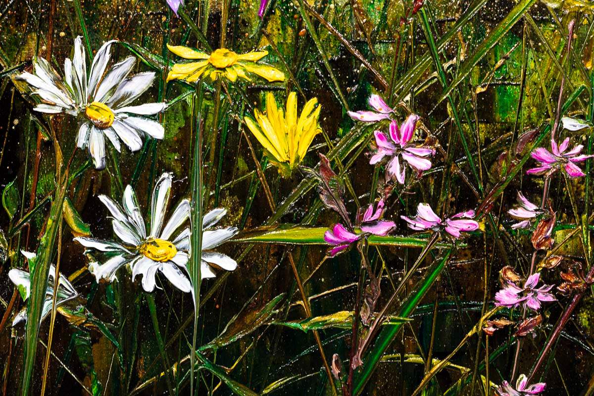 Don't Look Back - Original - SOLD by artist Kimberley Harris - Wyecliffe Galleries