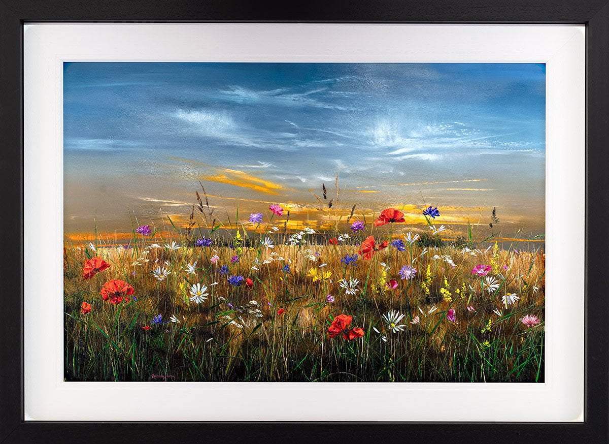 Evening Glow - Original - SOLD by artist Kimberley Harris - Wyecliffe Galleries