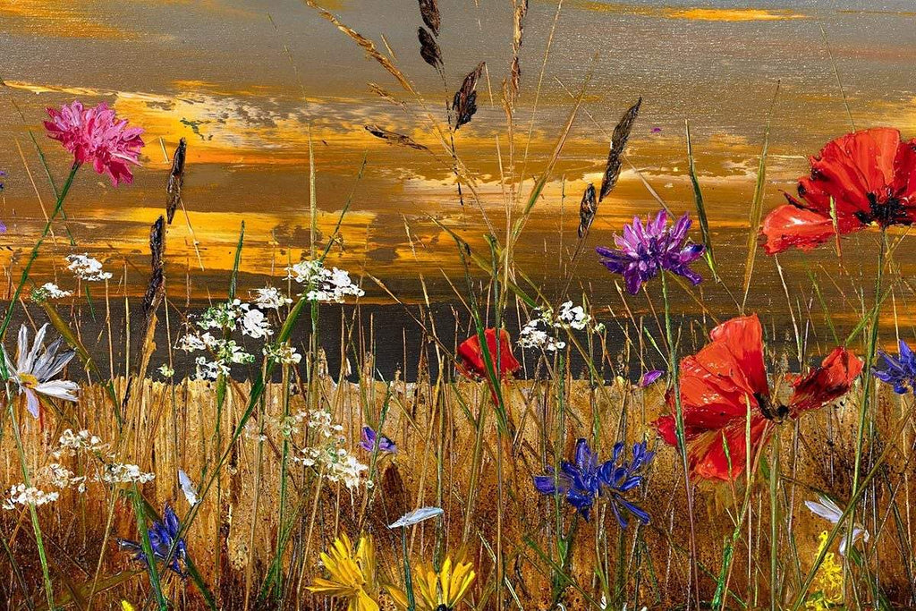 Evening Glow - Original - SOLD by artist Kimberley Harris - Wyecliffe Galleries