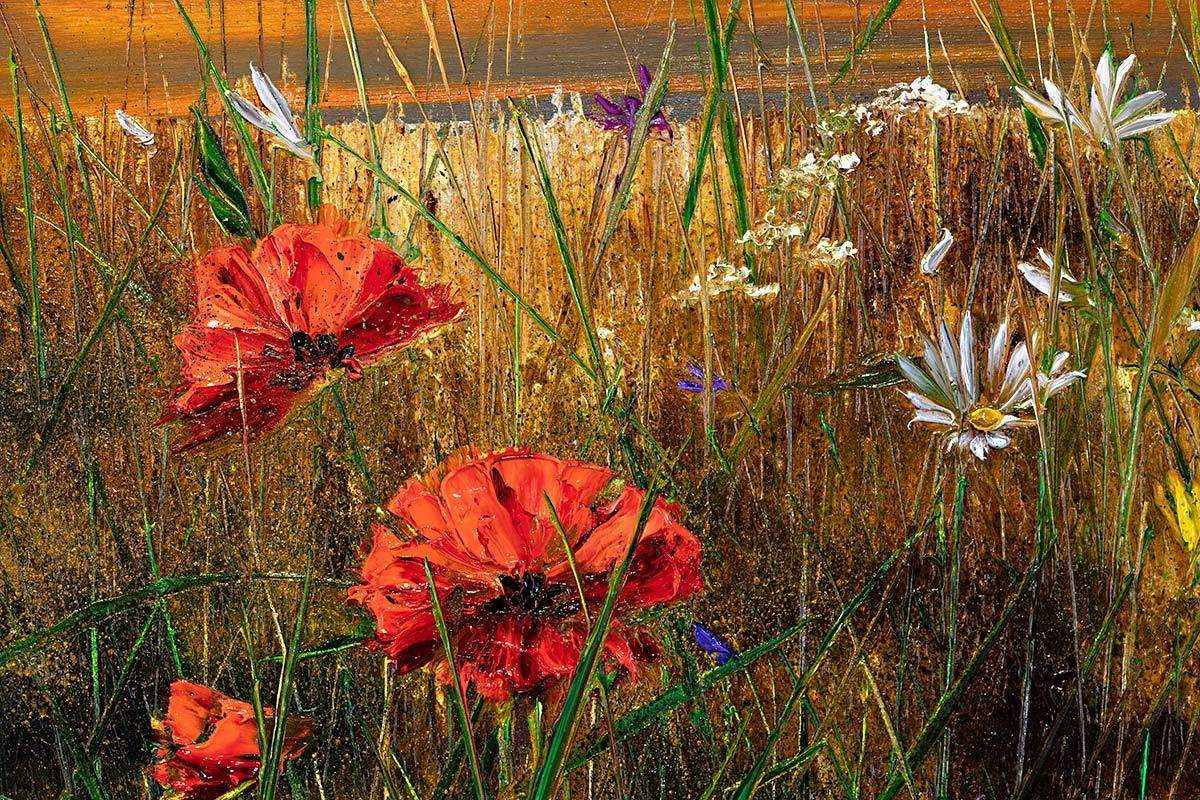 Evening Glow - Original - SOLD by artist Kimberley Harris - Wyecliffe Galleries