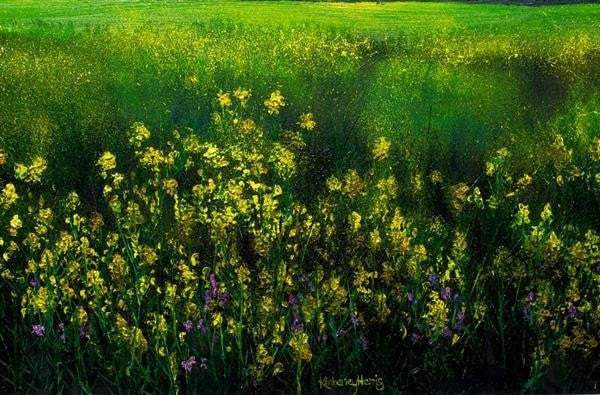 Fresh Breeze - Original - SOLD by artist Kimberley Harris - Wyecliffe Galleries
