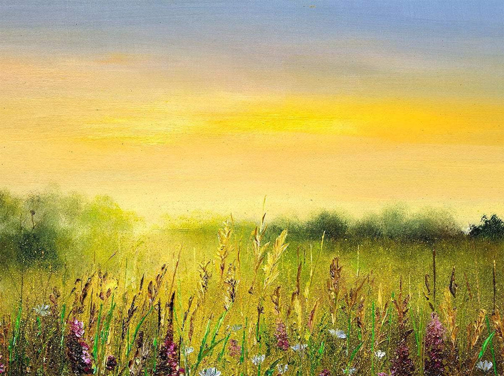 Hazy Summer - Original - SOLD by artist Kimberley Harris - Wyecliffe Galleries