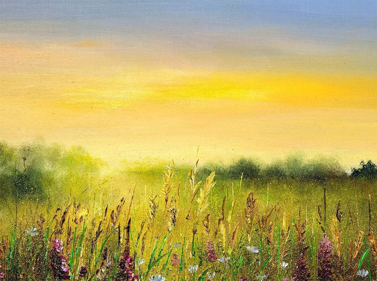 Hazy Summer - Original - SOLD by artist Kimberley Harris - Wyecliffe Galleries