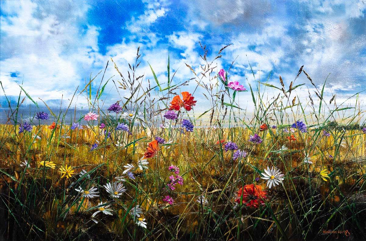 Higher Love - Original - SOLD by artist Kimberley Harris - Wyecliffe Galleries