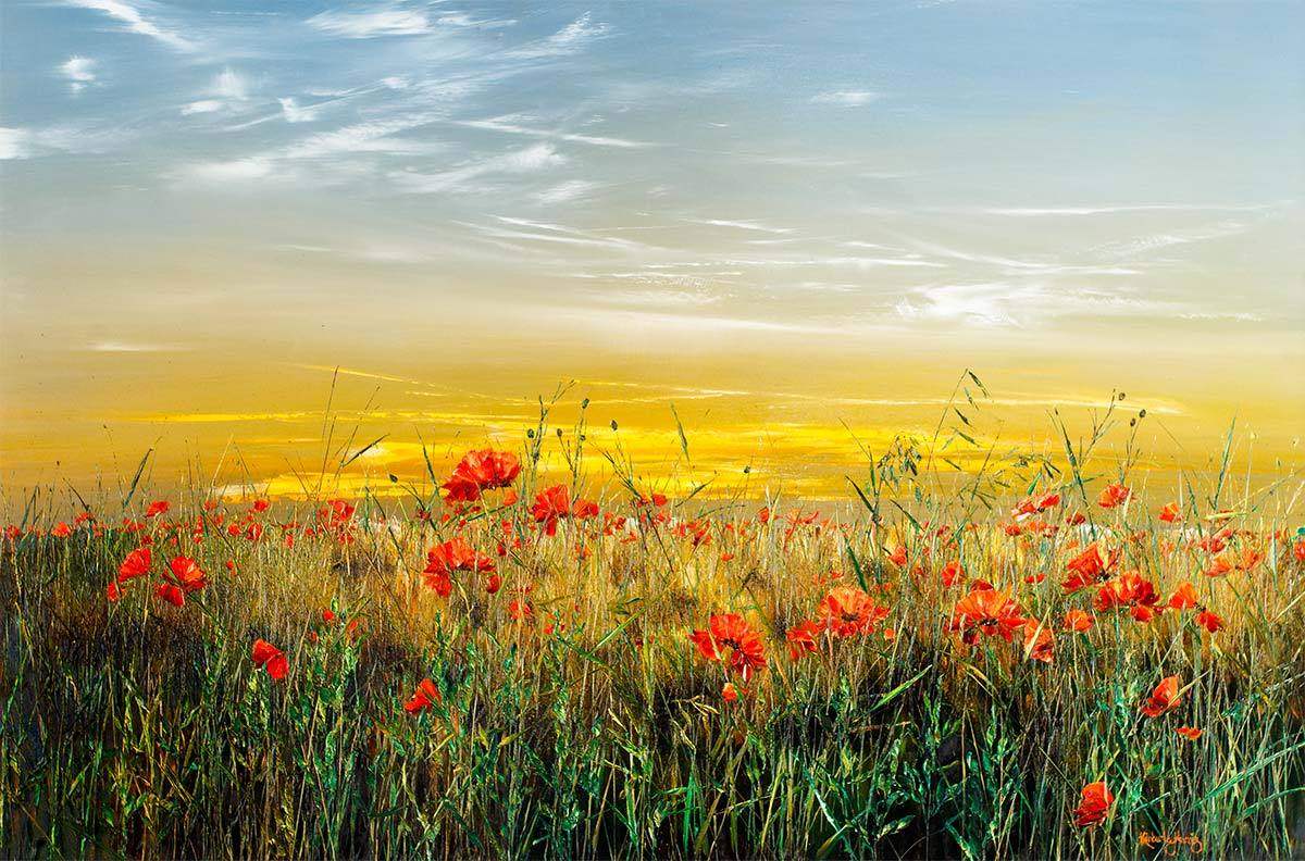 Let You Go - Original - SOLD by artist Kimberley Harris - Wyecliffe Galleries