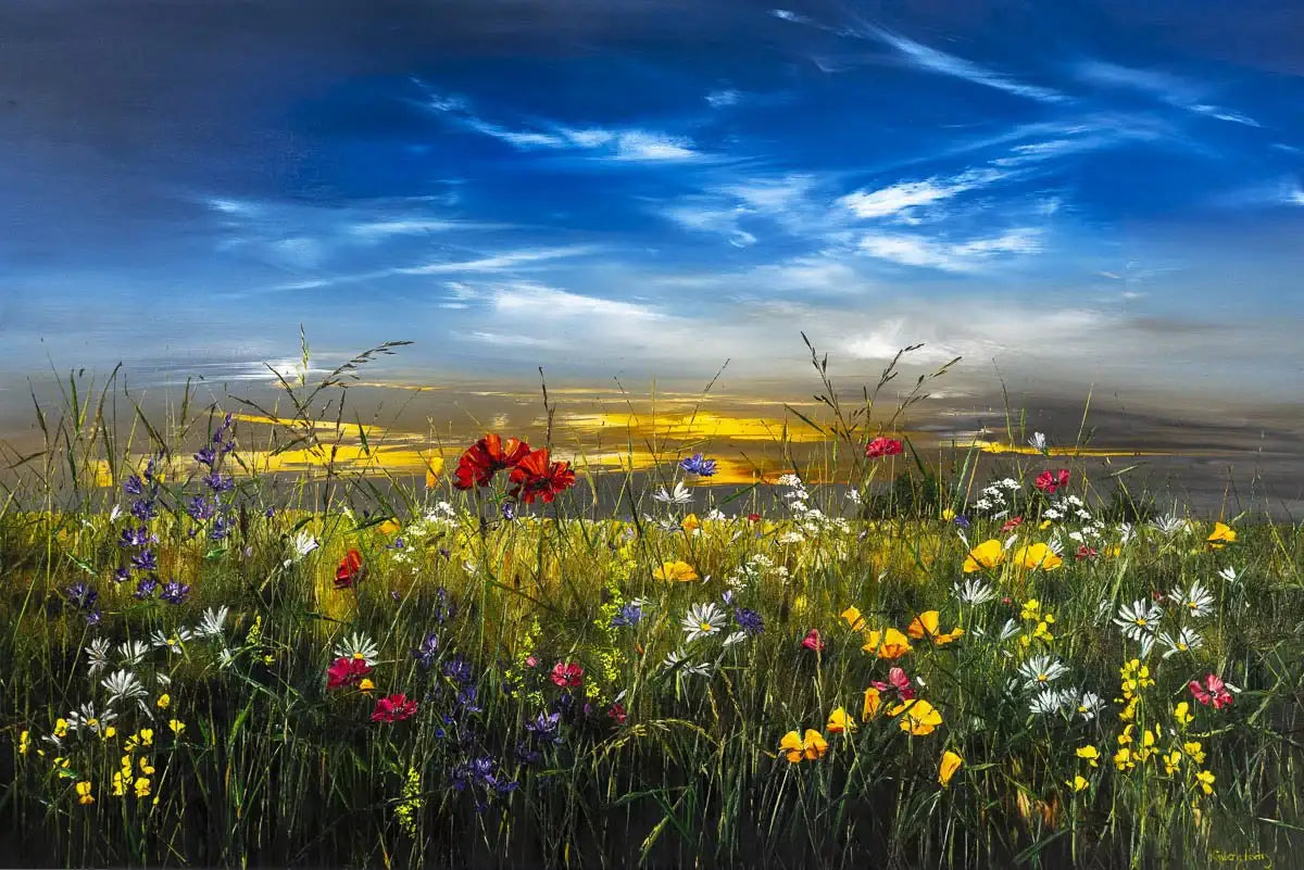 Summer Days - Original - SOLD by artist Kimberley Harris - Wyecliffe Galleries