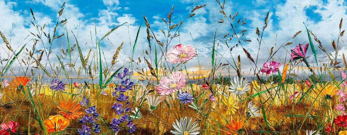 The Expanse Of Light - Original - SOLD by artist Kimberley Harris - Wyecliffe Galleries