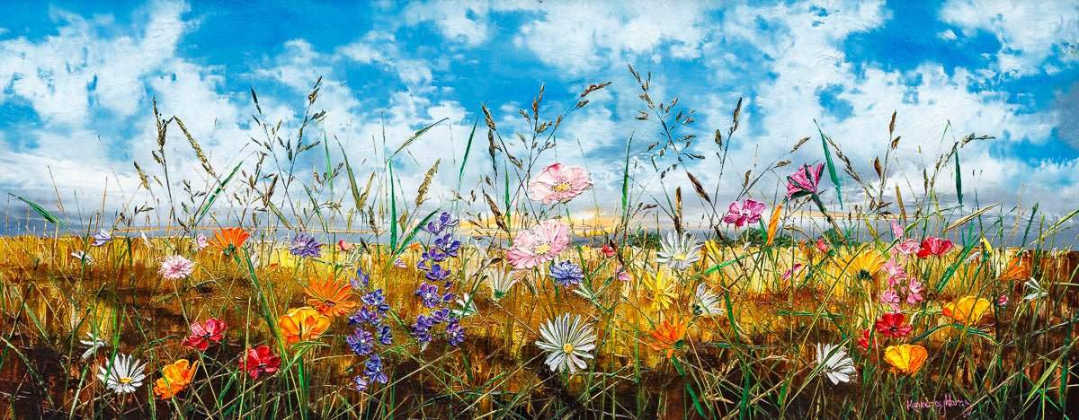 The Expanse Of Light - Original - SOLD by artist Kimberley Harris - Wyecliffe Galleries