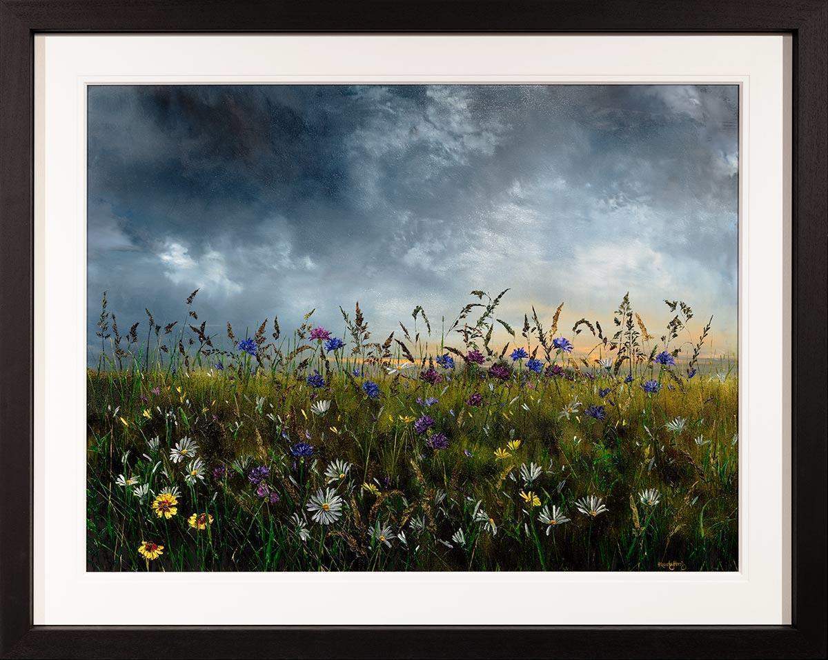 Wild Flowers - SOLD by artist Kimberley Harris - Wyecliffe Galleries