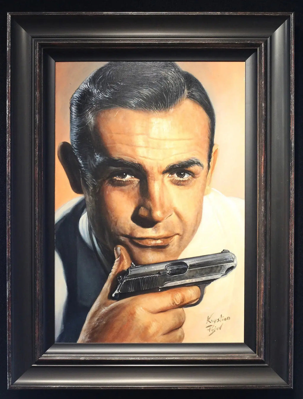 You’ve Had Your Six (Sean Connery) by artist Kristian Pajor - Wyecliffe Galleries