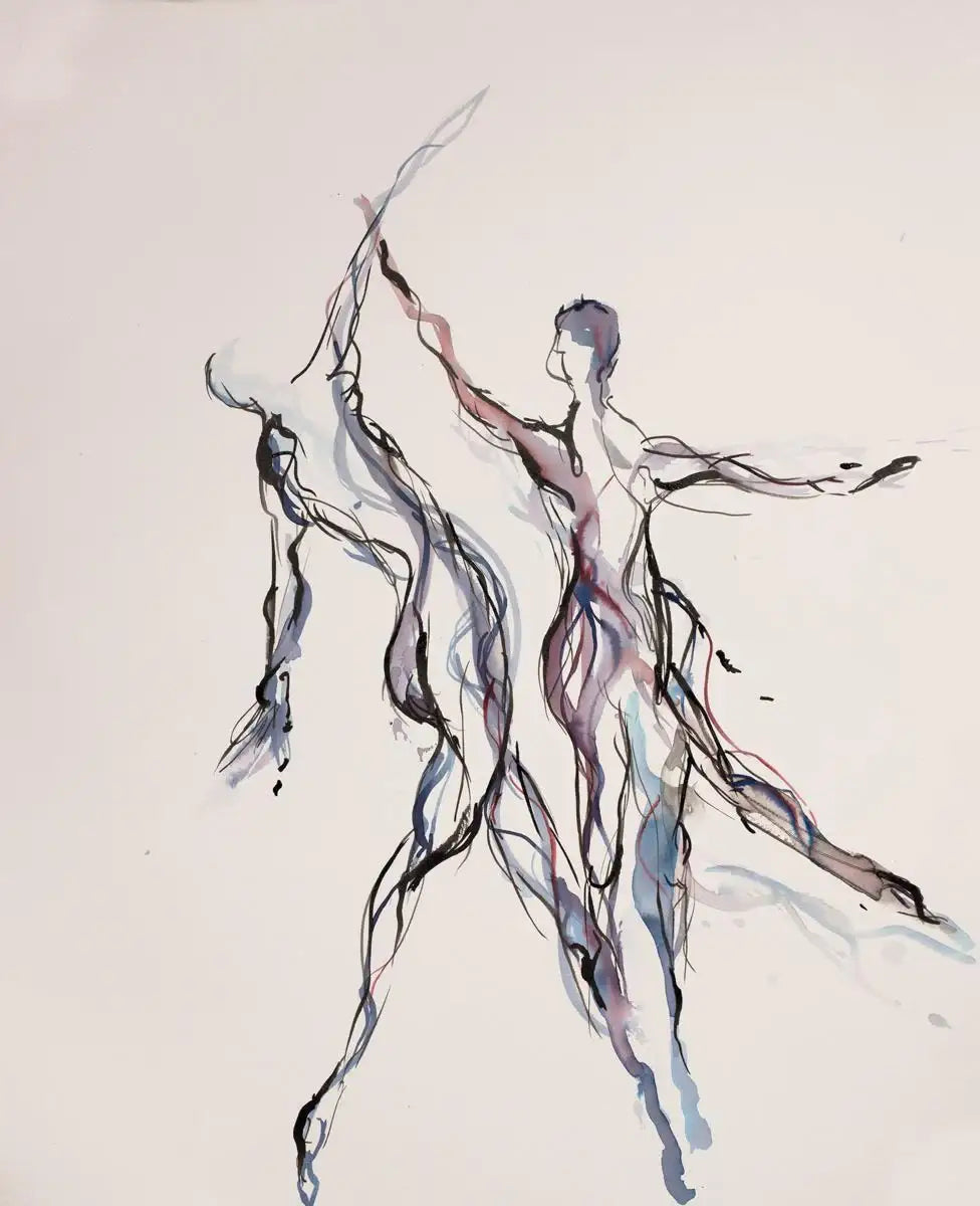 Amantes - Original - SOLD by artist Laura Beck - Wyecliffe Galleries