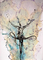 Assemblé - Original by artist Laura Beck - Wyecliffe Galleries