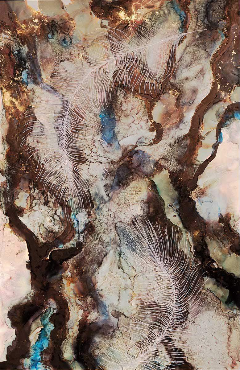 Depth - Original - SOLD by artist Laura Beck - Wyecliffe Galleries
