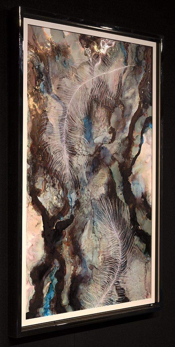 Depth - Original - SOLD by artist Laura Beck - Wyecliffe Galleries