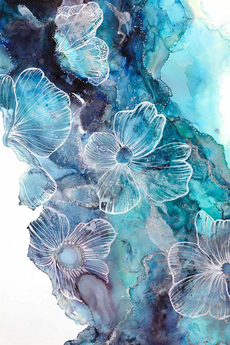 Drifting - Original by artist Laura Beck - Wyecliffe Galleries