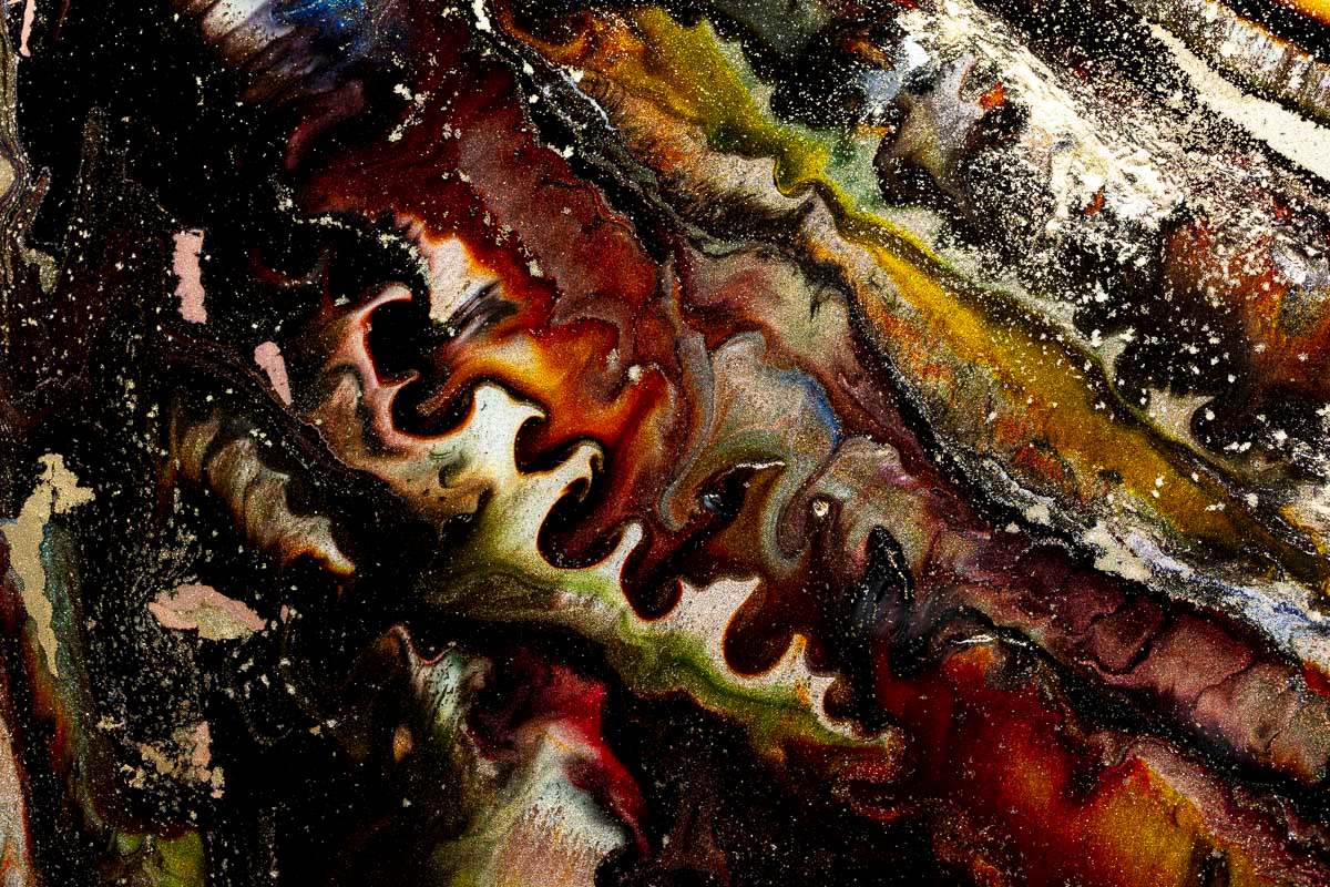Earth - Original by artist Laura Beck - Wyecliffe Galleries