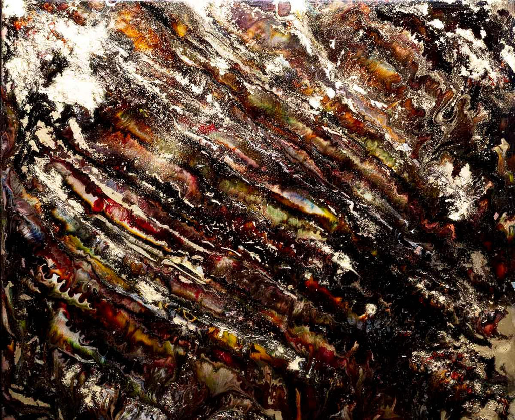 Earth - Original by artist Laura Beck - Wyecliffe Galleries