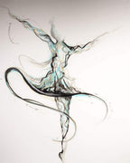 Entrechat - Original - SOLD by artist Laura Beck - Wyecliffe Galleries