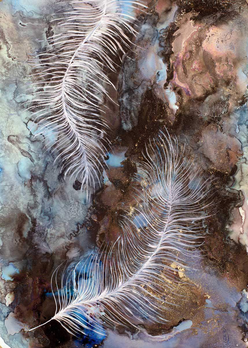 Existence - Original - SOLD by artist Laura Beck - Wyecliffe Galleries