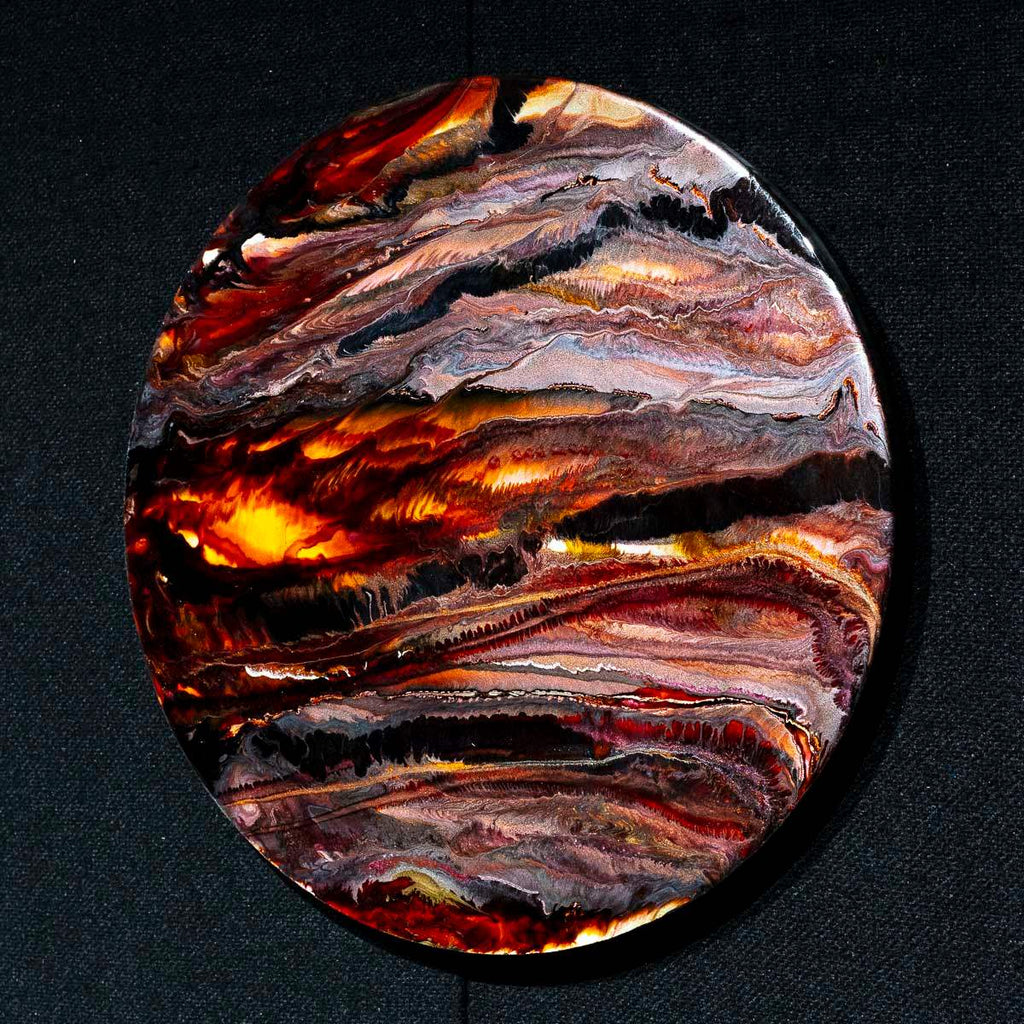 Fire - Original by artist Laura Beck - Wyecliffe Galleries