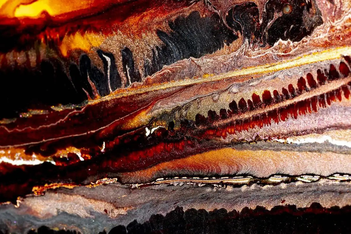 Fire - Original by artist Laura Beck - Wyecliffe Galleries