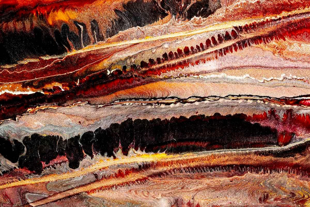 Fire - Original by artist Laura Beck - Wyecliffe Galleries