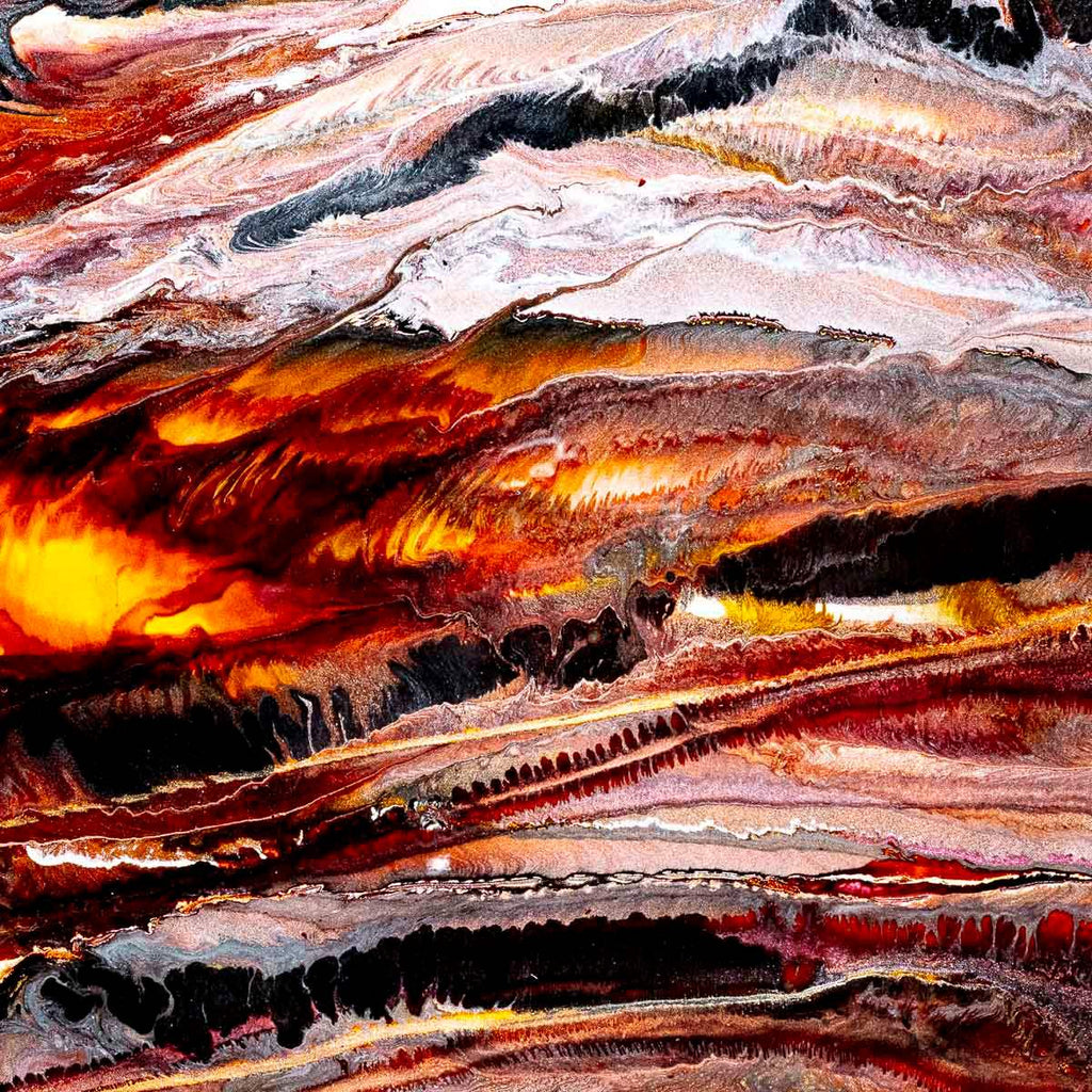 Fire - Original by artist Laura Beck - Wyecliffe Galleries