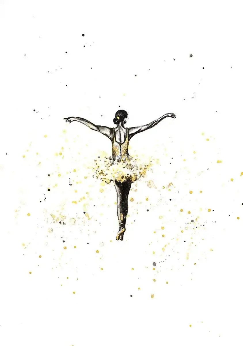 Gold Dust - Original - SOLD by artist Laura Beck - Wyecliffe Galleries