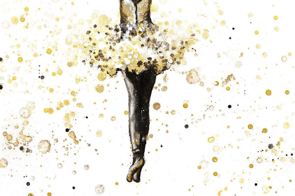 Gold Dust - Original - SOLD by artist Laura Beck - Wyecliffe Galleries