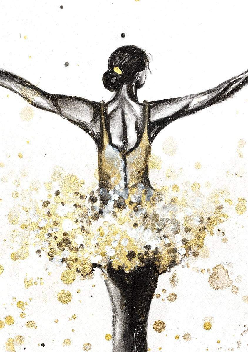 Gold Dust - Original - SOLD by artist Laura Beck - Wyecliffe Galleries