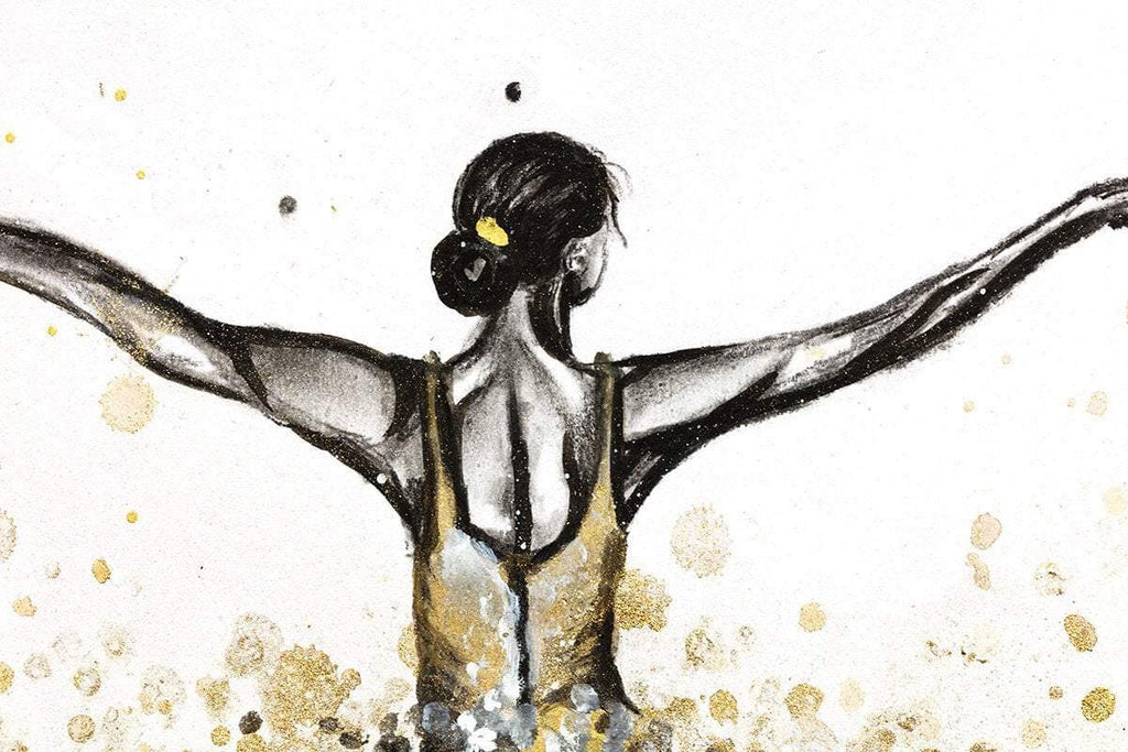 Gold Dust - Original - SOLD by artist Laura Beck - Wyecliffe Galleries