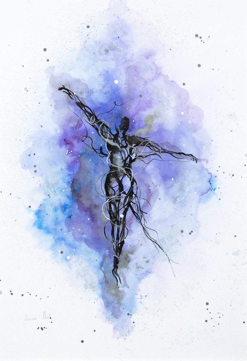 Infusion - Original by artist Laura Beck - Wyecliffe Galleries