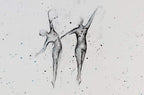 Lets Dance Together- Original - SOLD by artist Laura Beck - Wyecliffe Galleries
