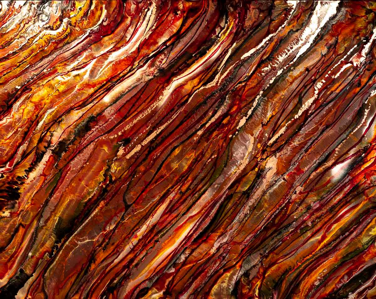 Magma - Original by artist Laura Beck - Wyecliffe Galleries