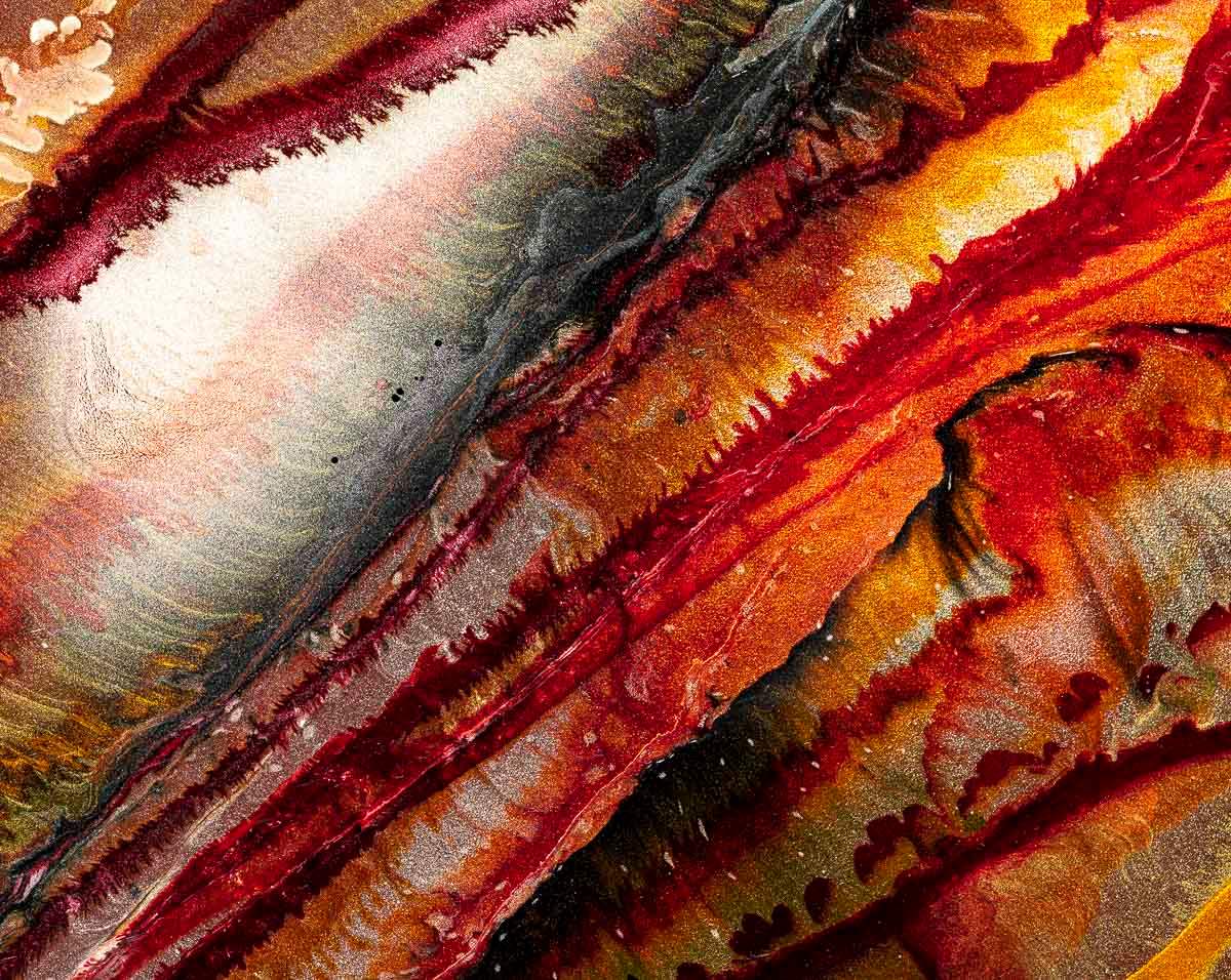 Magma - Original by artist Laura Beck - Wyecliffe Galleries