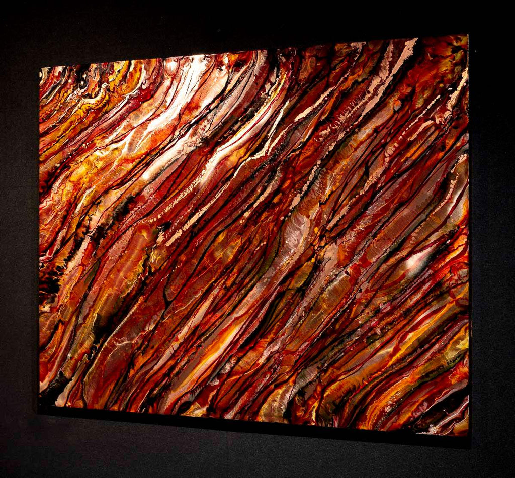 Magma - Original by artist Laura Beck - Wyecliffe Galleries