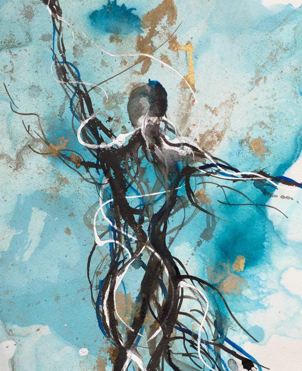 Musa I - Original - SOLD by artist Laura Beck - Wyecliffe Galleries