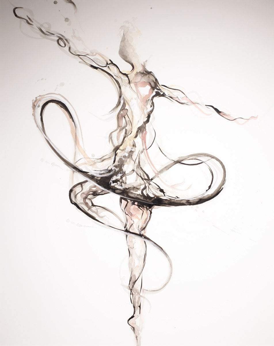 Penché - Original - SOLD by artist Laura Beck - Wyecliffe Galleries