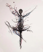 Pirouette - Original - SOLD by artist Laura Beck - Wyecliffe Galleries