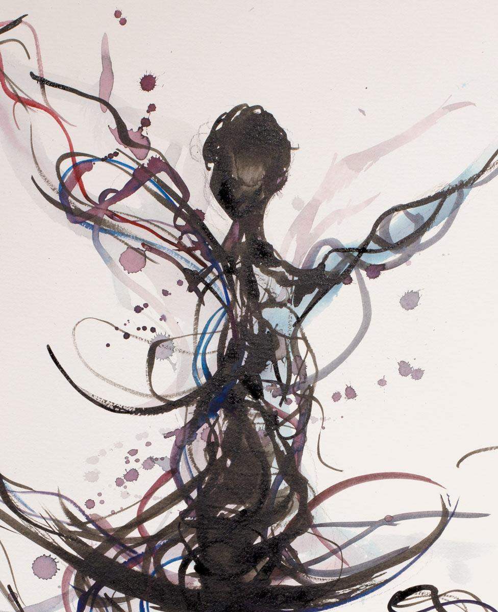 Pirouette - Original - SOLD by artist Laura Beck - Wyecliffe Galleries