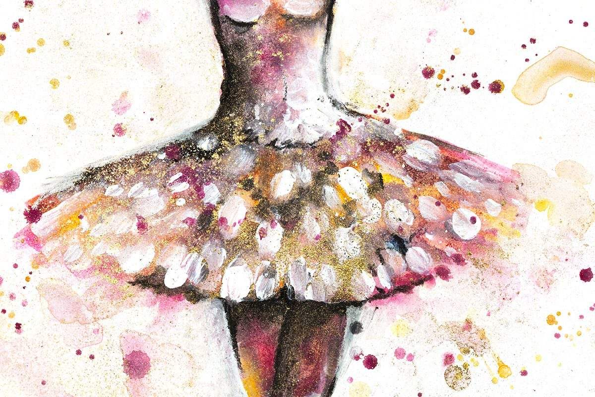 Pretty in Pink - Original - SOLD by artist Laura Beck - Wyecliffe Galleries