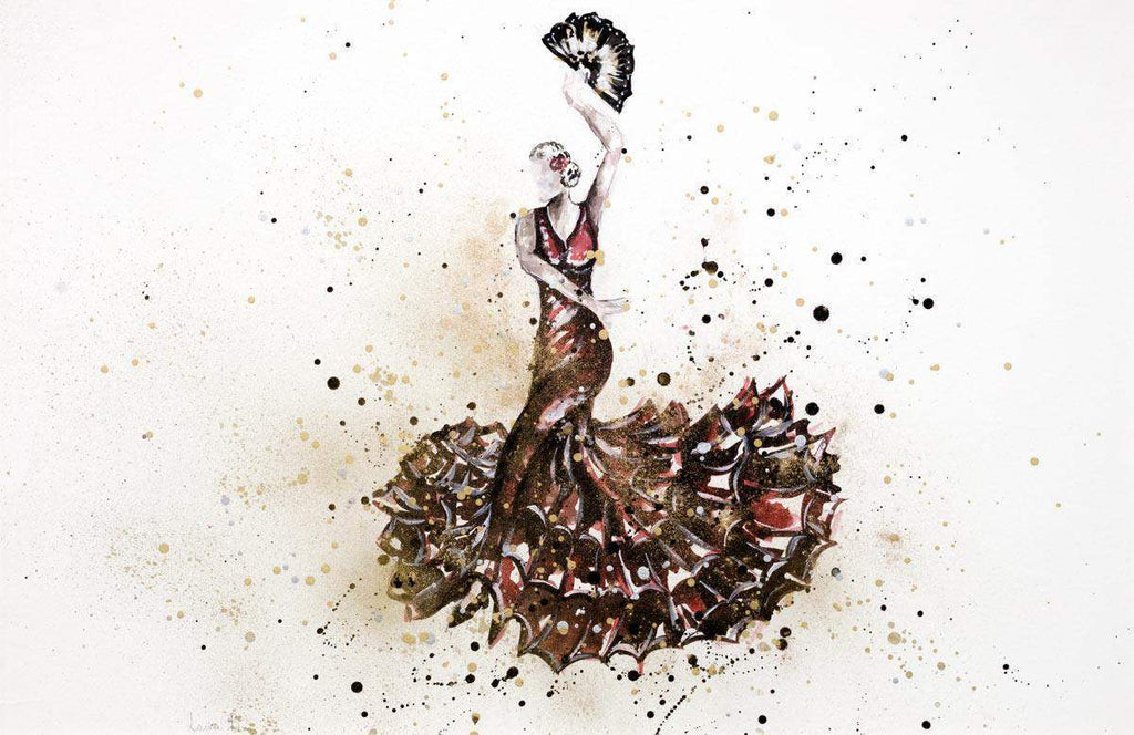 Rapturous - Original - SOLD by artist Laura Beck - Wyecliffe Galleries