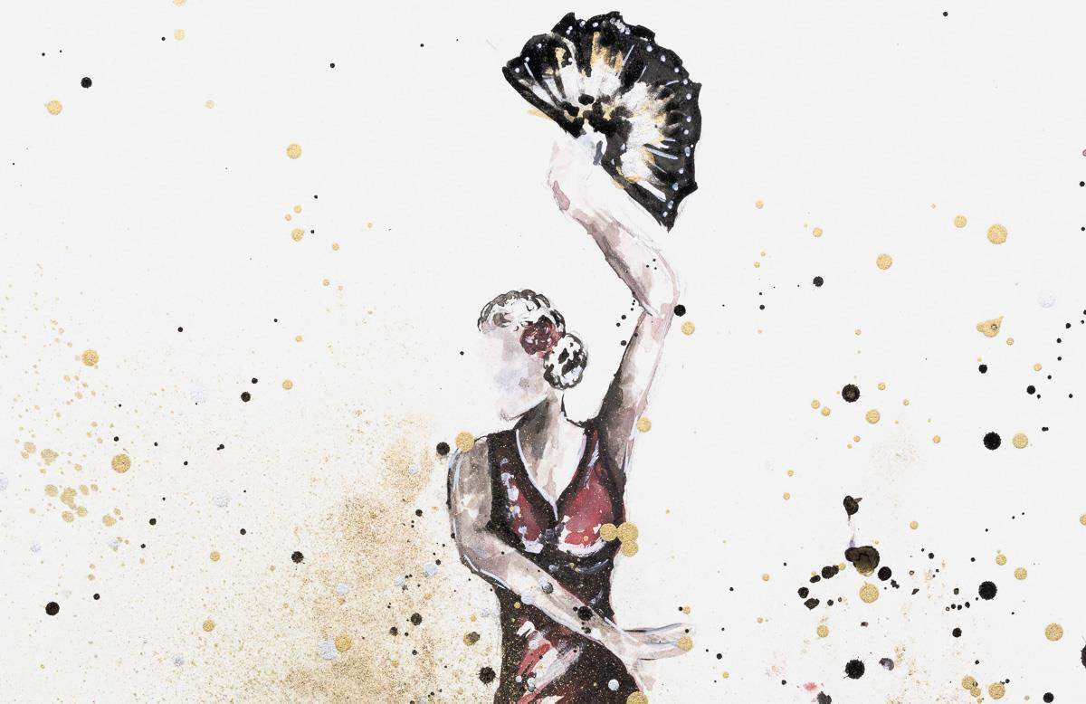 Rapturous - Original - SOLD by artist Laura Beck - Wyecliffe Galleries