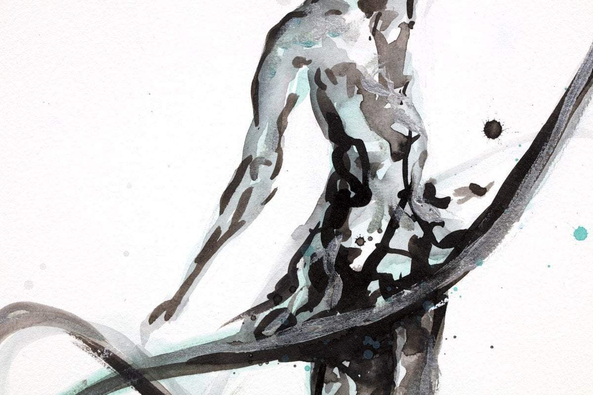 Rhythm Dancer - Original - SOLD by artist Laura Beck - Wyecliffe Galleries