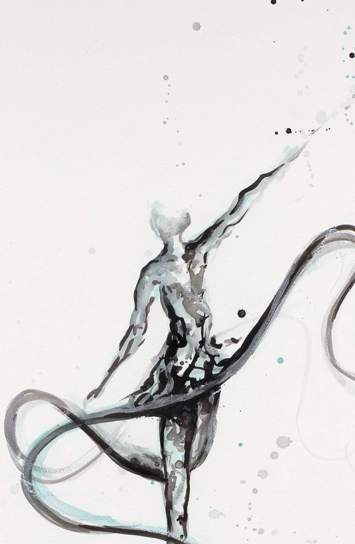 Rhythm Dancer - Original - SOLD by artist Laura Beck - Wyecliffe Galleries