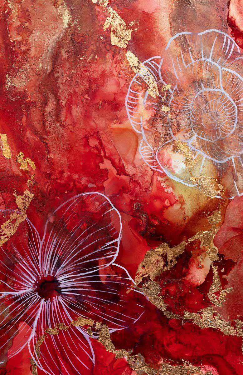 Rouge - Original by artist Laura Beck - Wyecliffe Galleries