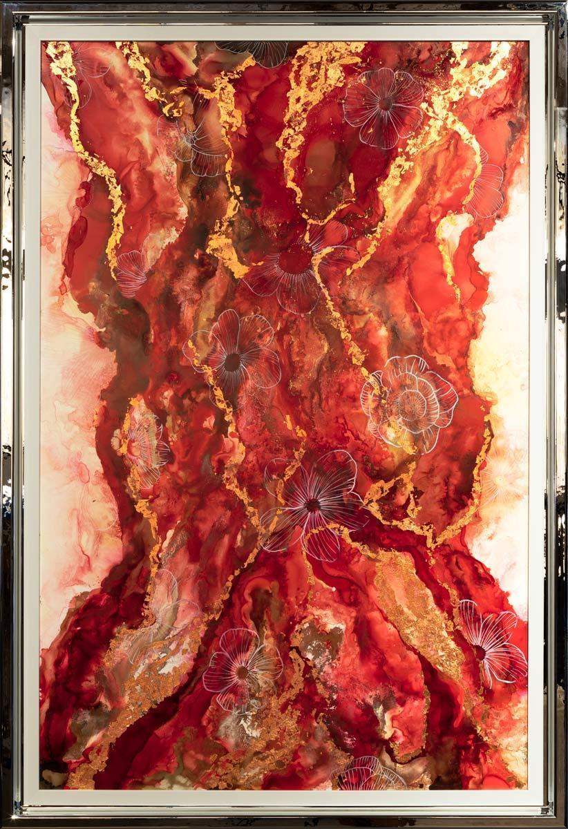 Rouge - Original by artist Laura Beck - Wyecliffe Galleries