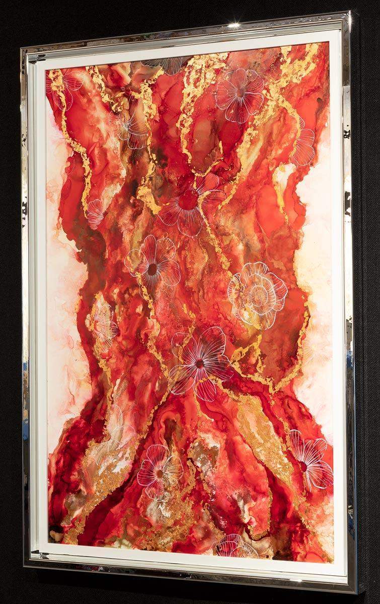 Rouge - Original by artist Laura Beck - Wyecliffe Galleries