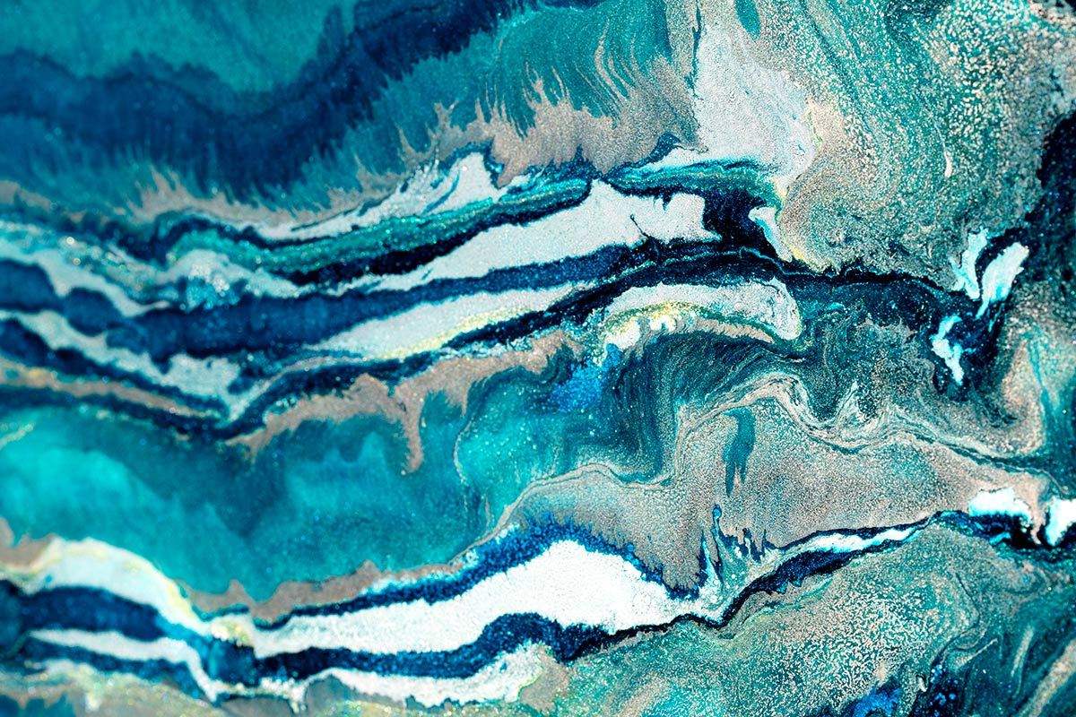 Sea - Original by artist Laura Beck - Wyecliffe Galleries